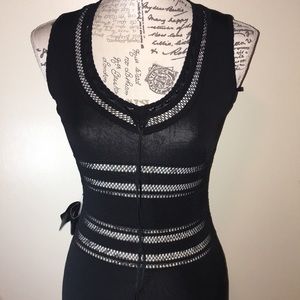 Bebe fitted dress black, very sexy